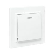 Выключатель 1-кл. СП Минск 10А IP20 с индикатором бел. Basic EKF ERV10-121-10