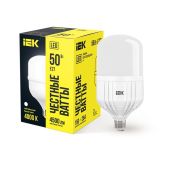 Лампа светодиодная HP 50Вт 4000К нейтр. бел. E27 230В IEK LLE-HP-50-230-40-E27