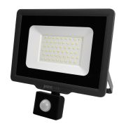 Прожектор светодиодный PFL-C3 SENSOR 50Вт 6500К IP65 ДО закален. прозр. стекло датчик движения инфракрасный JazzWay 5026940A