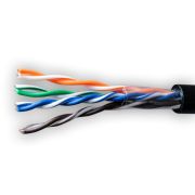 Кабель витая пара U/UTP кат.5E 4х2х24AWG solid CCA PE Out. (м) Net.on 01-0301
