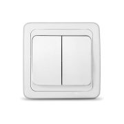 Выключатель 2-кл. СП Валери 10А IP20 бел. UNIVersal В0023