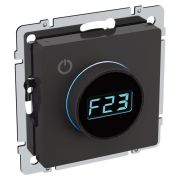 Термостат электронный с индик. BRITE СП IP20 ТС10-1-БрЧ механизм черн. IEK BR-RT11-K02