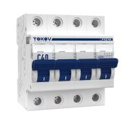Выключатель автоматический модульный 4п C 40А 6кА PRIZMA TOKOV ELECTRIC TKE-PZ60-MCBI-4-40-C