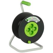 Удлинитель на пластик. катушке 4х20м без заземл. 6А IP20 GREEN LINE KAT-2x0.75-20m ПВС 2х0.75 Эра Б0065069