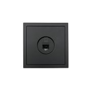 Розетка компьютерная 1-м СП ZIMA IP20 механизм черн. бархат LEZARD 704-4288-140