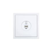 Розетка компьютерная 1-м СП ZIMA IP20 механизм бел. LEZARD 704-0288-140