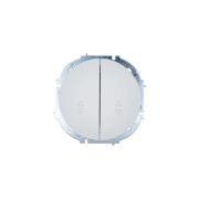 Выключатель проходной 2-кл. СП OSEN 10А IP20 механизм бел. LEZARD 743-0288-106
