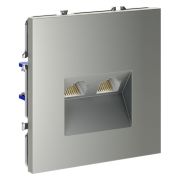 Розетка компьютерная 2-м СП S70 RJ45 + RJ45 кат.6 механизм сталь Voltum VLS060205