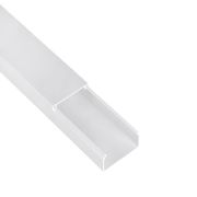 Кабель-канал 40х25 L2000 пластик бел. EKF kkm-40-25