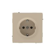 Розетка силовая KANT 2P+E защ. шторки ванильн. марципан DKC 7015003