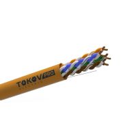Кабель витая пара U/UTP 4х2х23AWG(0.57мм) кат.6 ZH нг(А)-HF (LSZH) indoor (м) PRO TOKOV ELECTRIC TKP-C06-U42-6-RU-LSZH