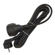Удлинитель-шнур 1х5м с заземл. 16А IP20 ПВС 3х1 черн. DOMTOK 2359