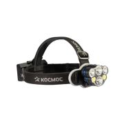 Фонарь налобный 2х4Вт T6 2х2Вт XPE 2x2Вт COB /Li-ion 2х1200мА.ч ABS пластик КОСМОС KOC852Lit