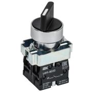 Переключатель LAY5-BD33 на 3 полож. 2НО черн. I-O-II станд. ручка KARAT IEK BSW60-BD-3-K02