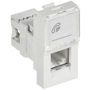 Розетка телефонная 1мод. RJ11 кат.3 механизм PRIMER IEK CKK-40D-RT1-K01