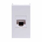Розетка компьютерная 1-м 1мод. Viva RJ45 кат.5E бел. DKC 45038